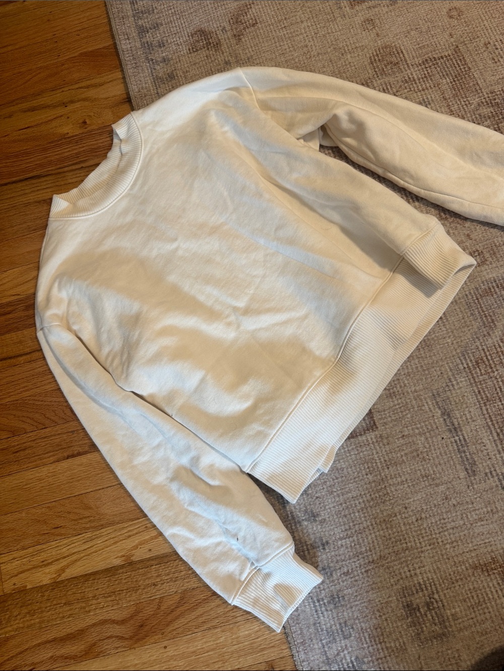 A New Day Women’s Mockneck Cream Crewneck Sweater